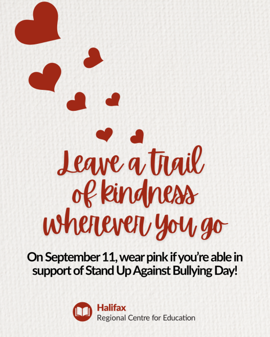Stand Up Against Bulling Day is September 11th